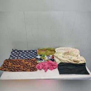 Wide Headbands‎ Lot of 8 Boho Yoga Leopard Floral American Eagle A New Day Hair